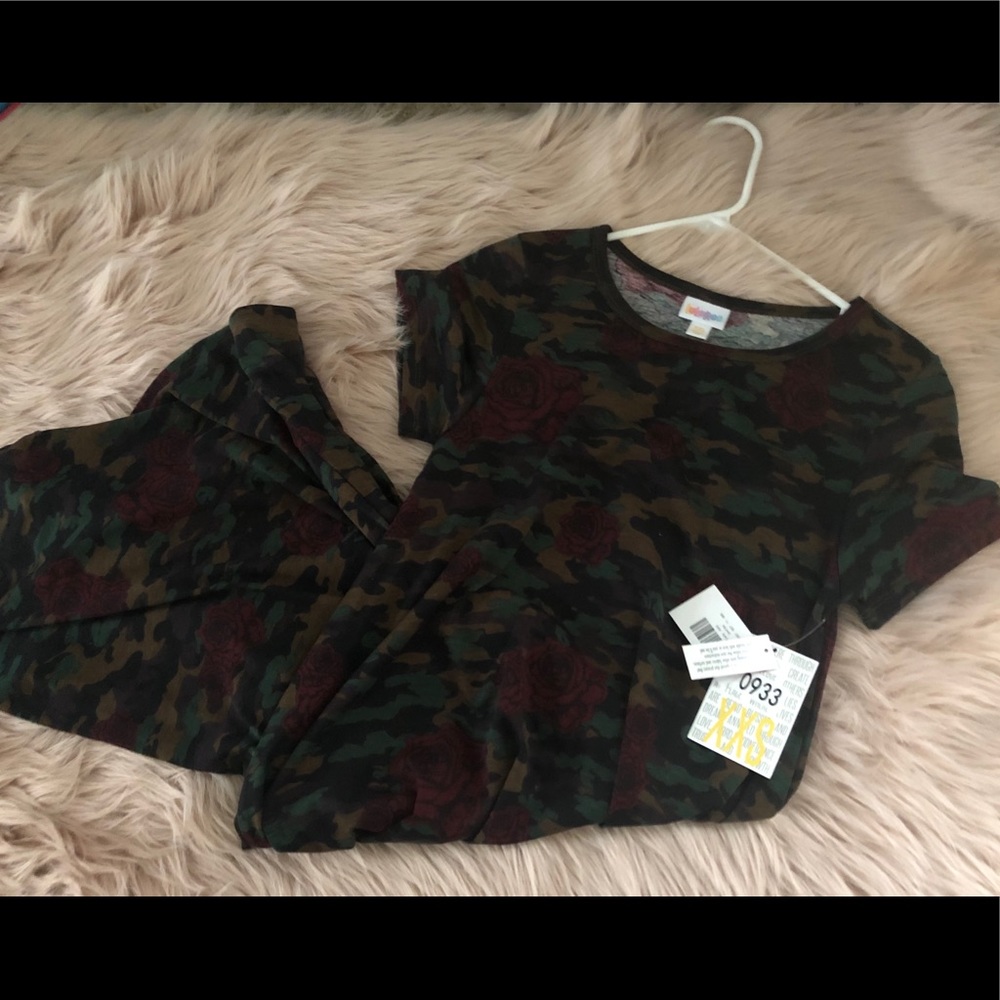 XXS CAMO AND ROSES CARLY